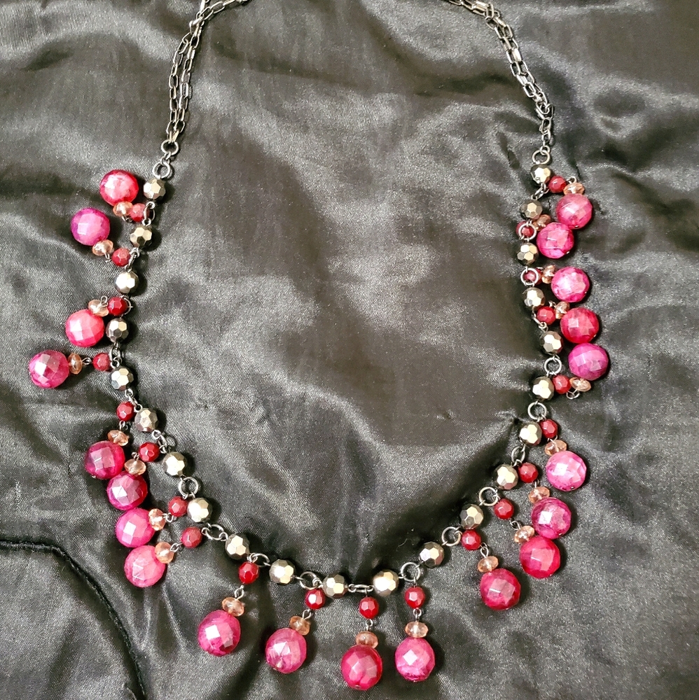 💥Purple beaded necklace💥